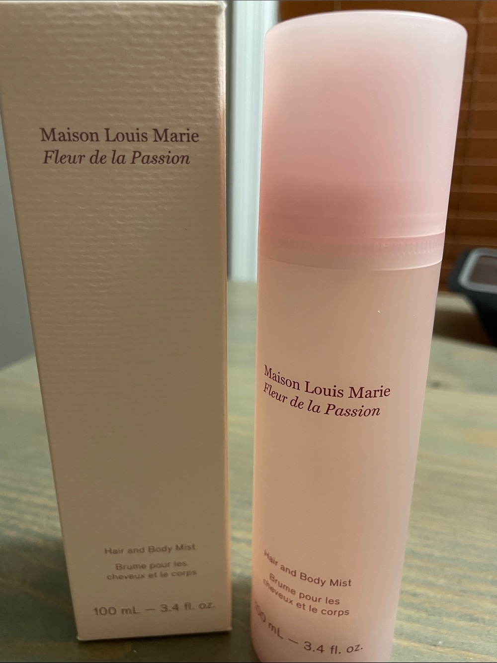 Maison Louis Marie Fleur de la Passion Hair and Body Mist 3.4 fl oz/100ml New